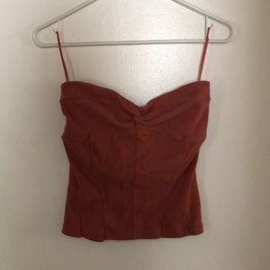 Free People Strapless tank